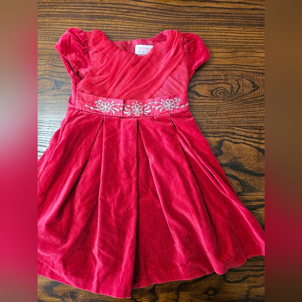 American Girl Red Dress